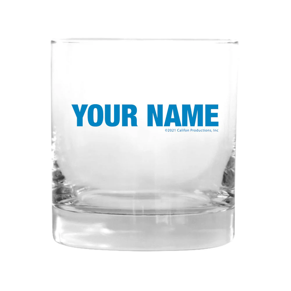 Wheel of Fortune Burst Logo Personalized Rocks Glass - Image 3