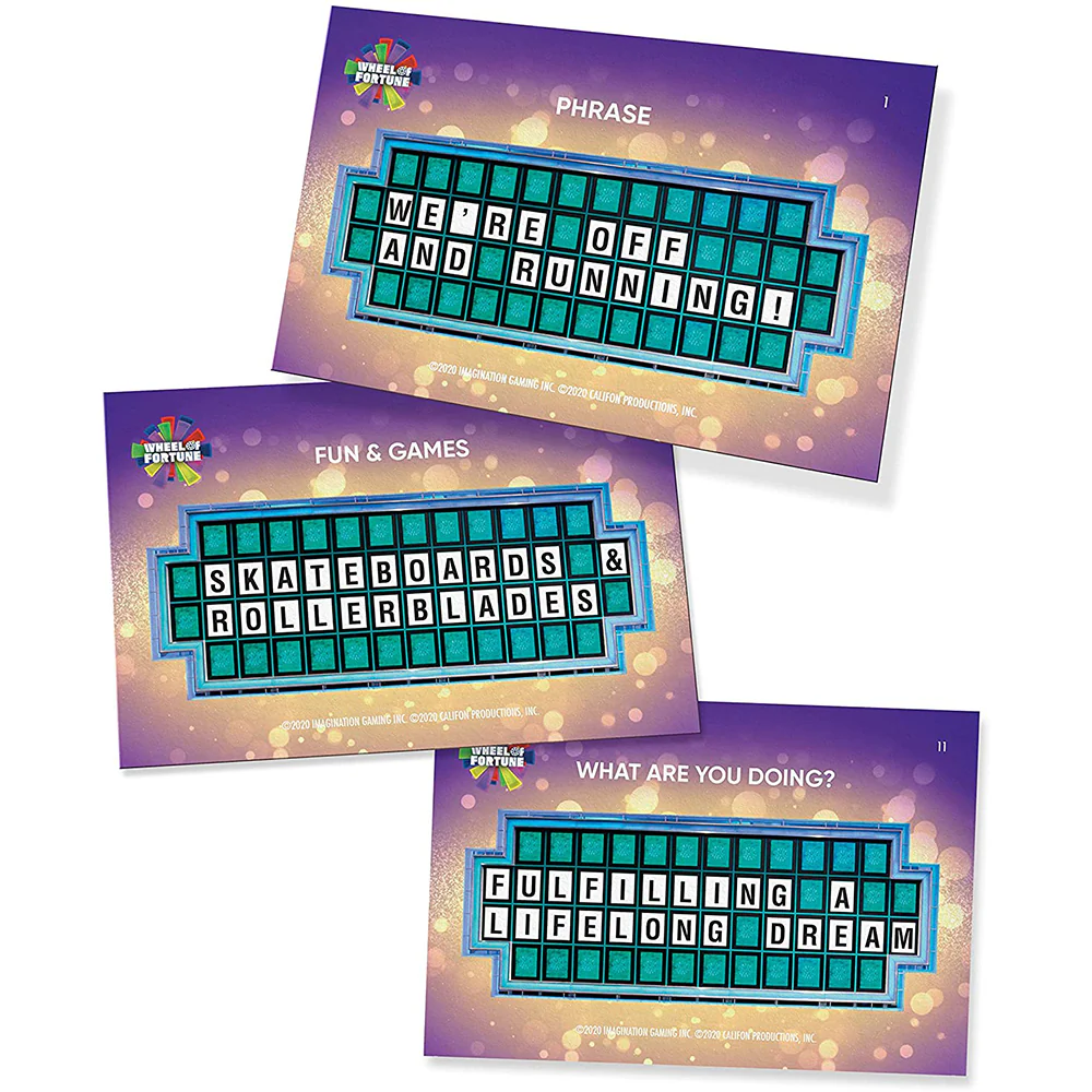 Wheel of Fortune Gamestar Card Game - Image 5