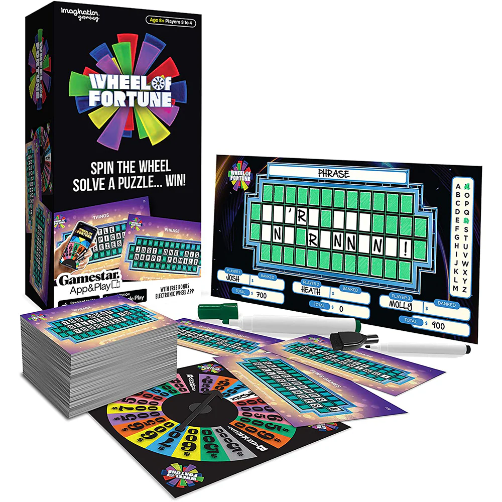 Wheel of Fortune Gamestar Card Game - Image 6