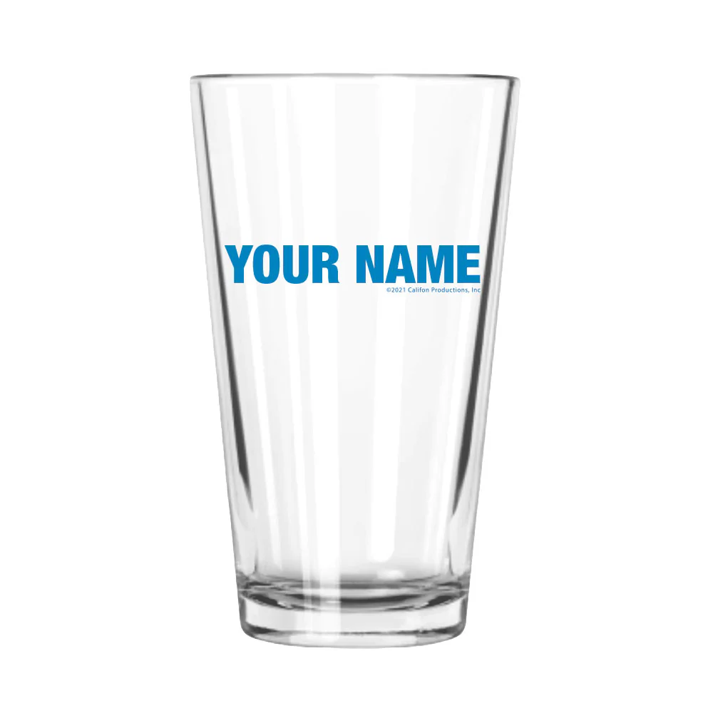 Wheel of Fortune Logo Personalized Pint Glass - Image 3